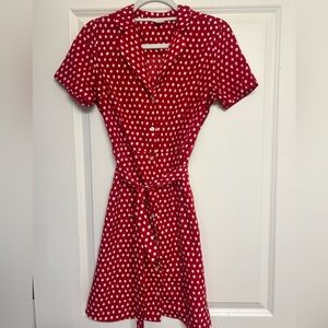 a new day Red Polka Dot Dress